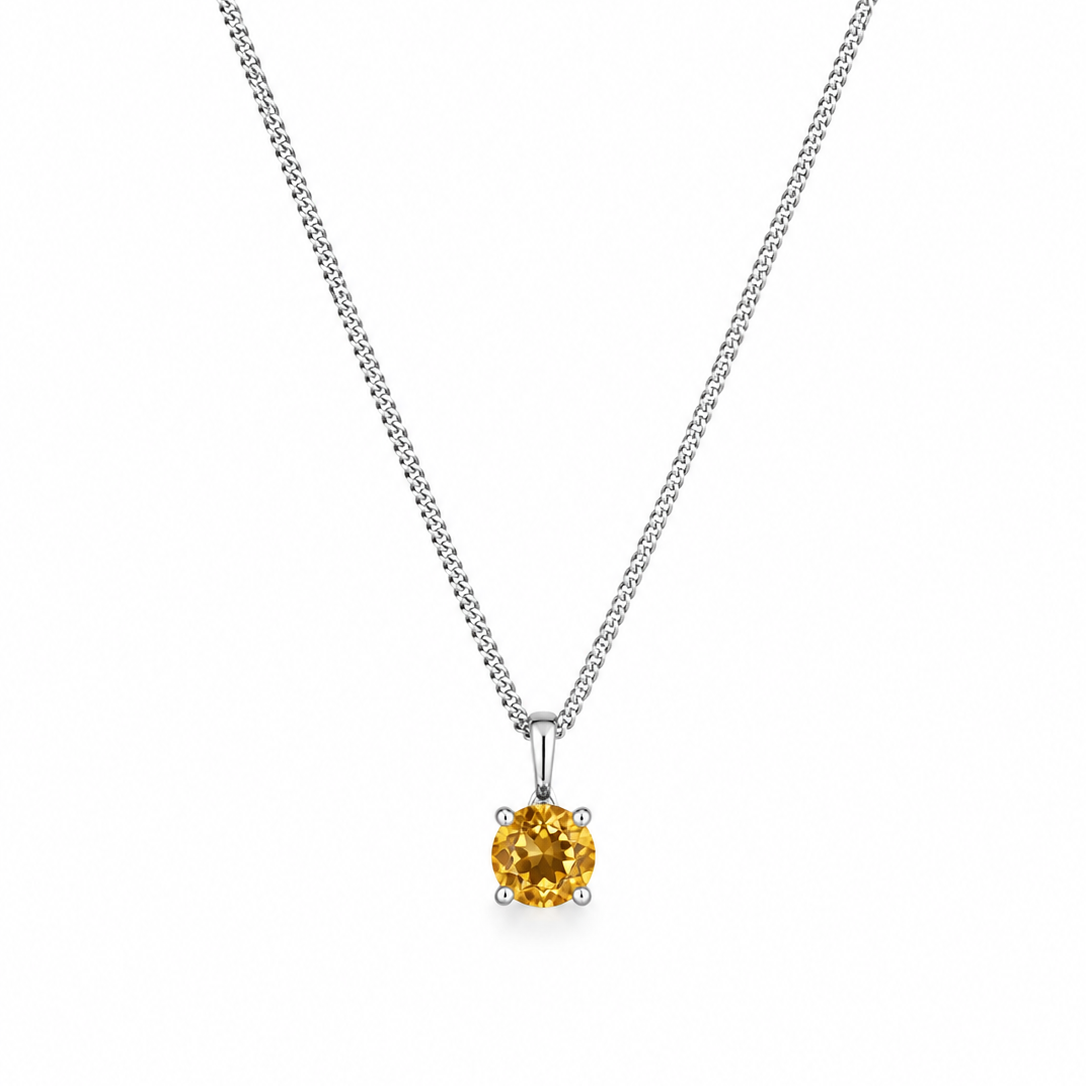Sterling silver Citrine necklace