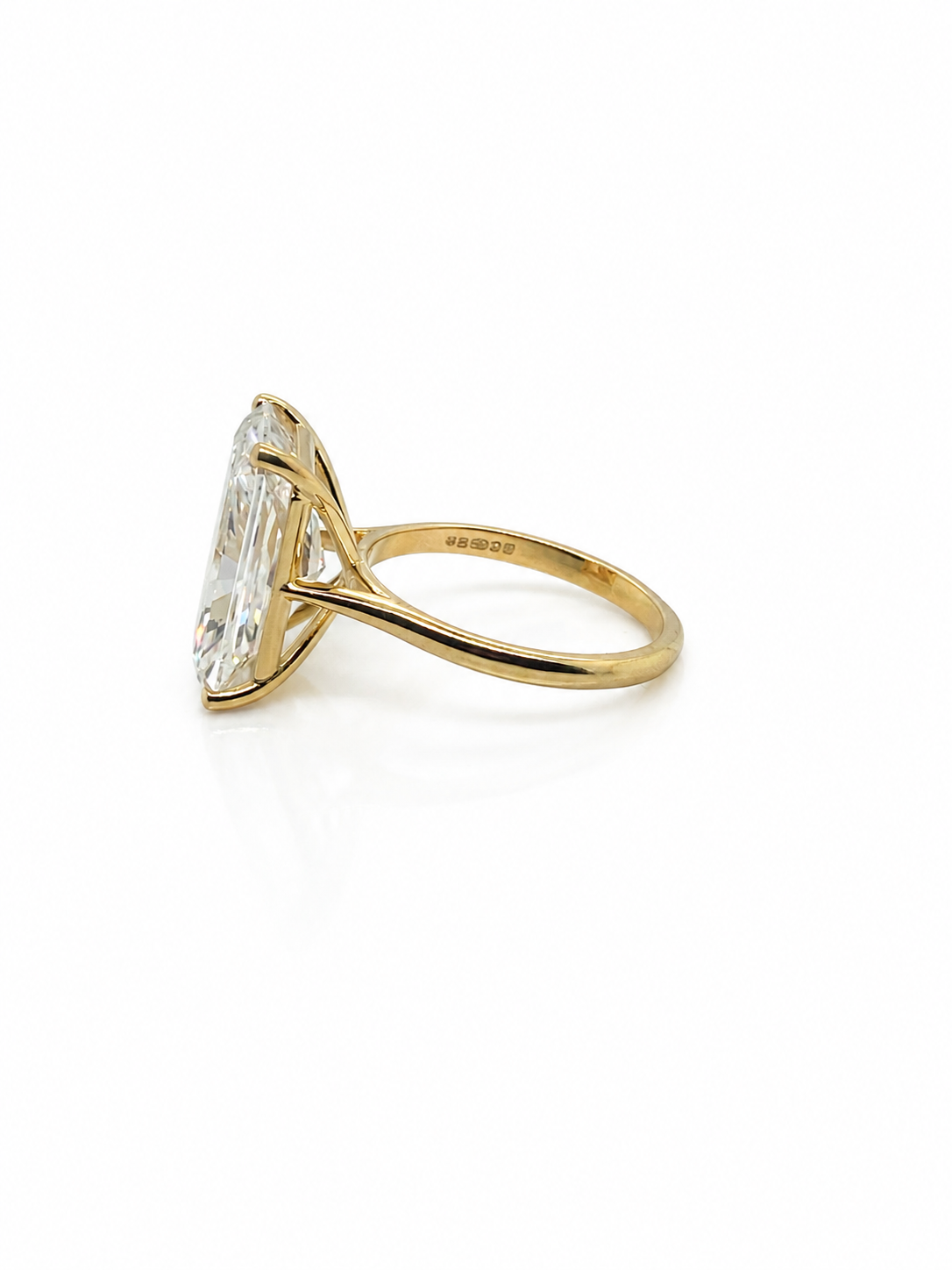001740 DJ Coombes Bespoke 18ct Yellow Gold Engagement Ring Mount & Setting