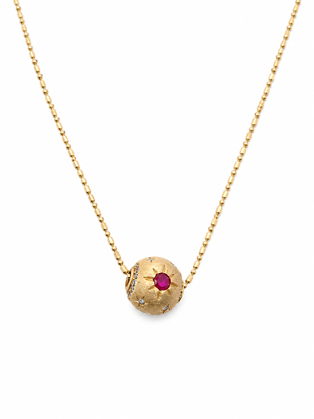 24ct gold plated 925 Silver necklace star set multi coloured CZs