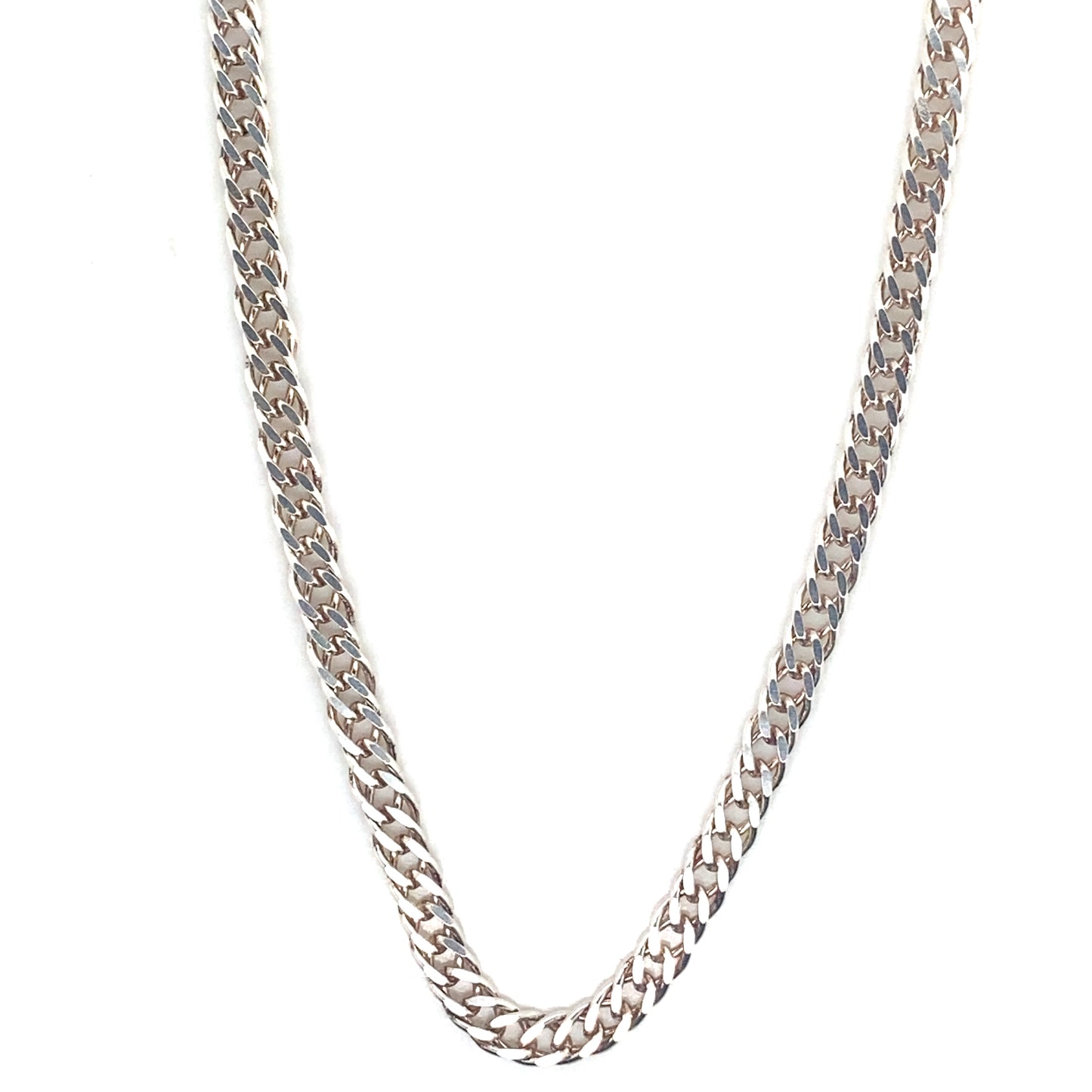 Sterling Silver Double Curb Chain