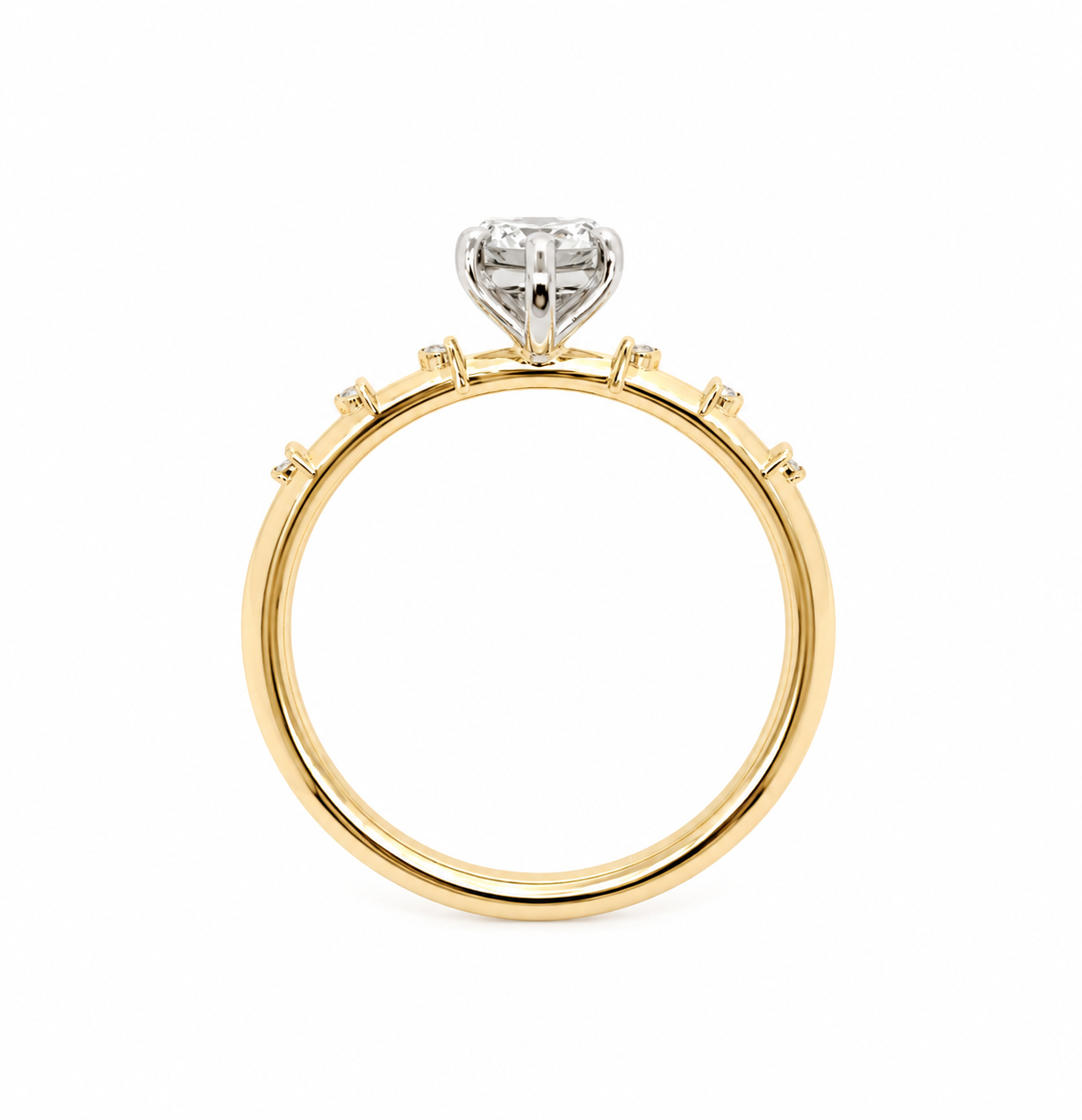 001683 BESPOKE: 6 x Rose Cut Diamonds Added