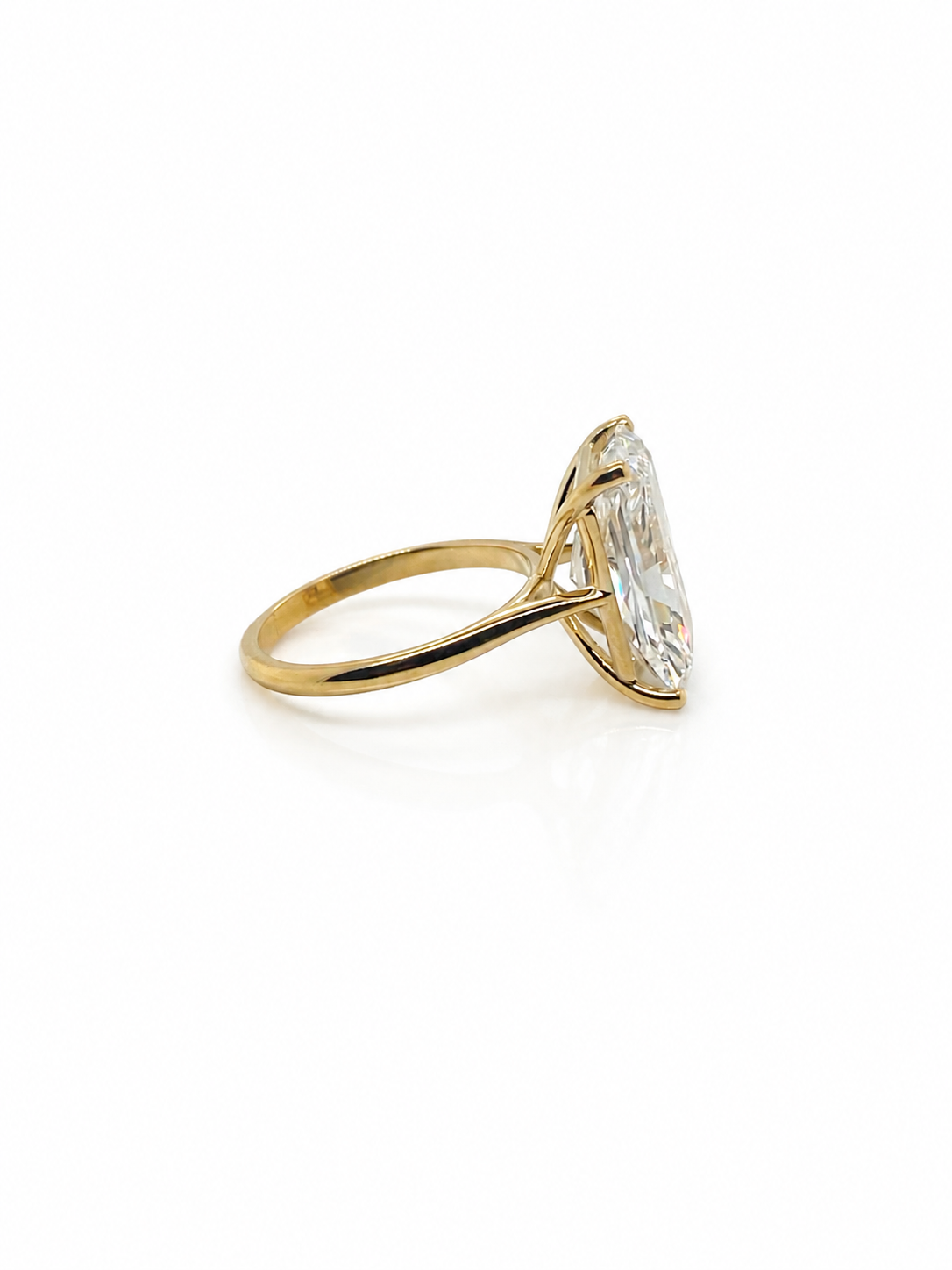 001740 DJ Coombes Bespoke 18ct Yellow Gold Engagement Ring Mount & Setting