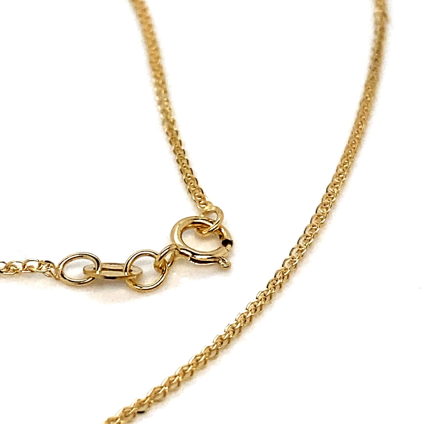 Emerald Cut 0.66ct Diamond Bezel Set 9ct Yellow Gold Necklace