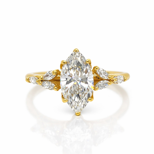 Monroes 'Fairytale' 1.40cts Lab Grown Marquise Engagement Ring