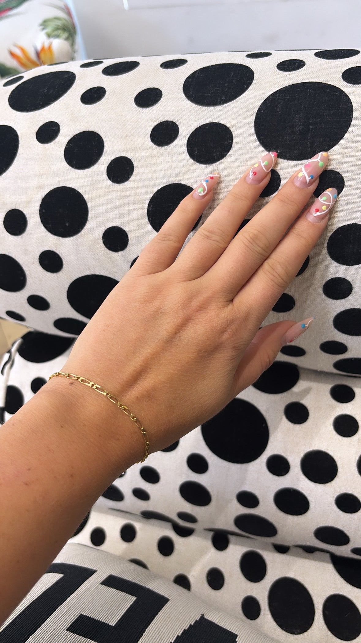 18ct Yellow Gold, 7" Figaro Chain Bracelet