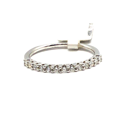 18ct White Gold 0.30cts U shape Eternity ring