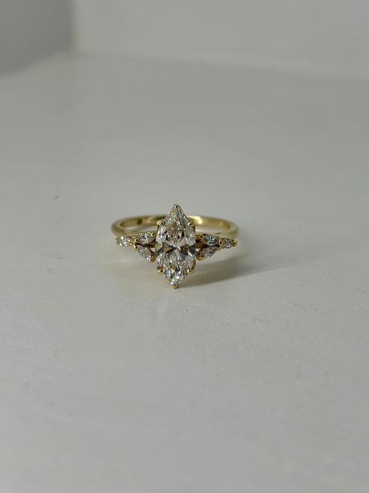 Monroes Fairy Marquise Engagement Ring