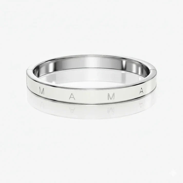 Bangel in Sterling Silver from Vivi Coo The Mama Bracelet