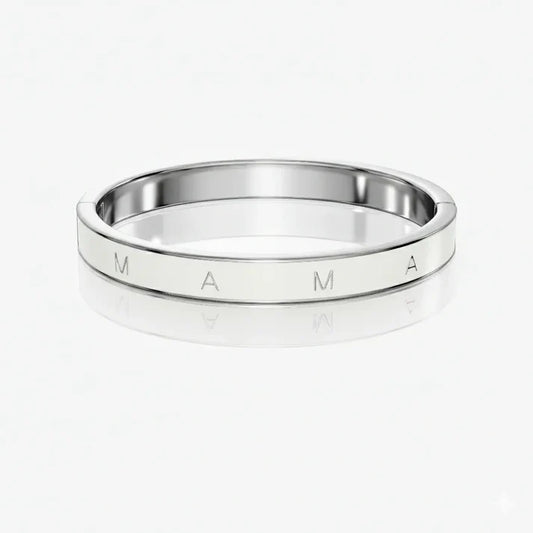 Bangel in Sterling Silver from Vivi Coo The Mama Bracelet