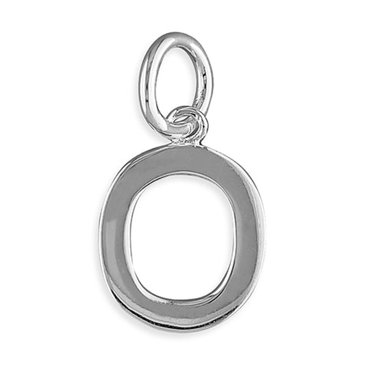 Silver O Pendant