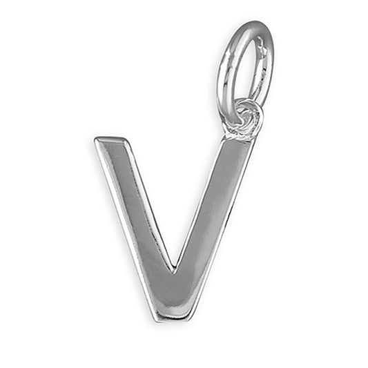 Silver V Pendant