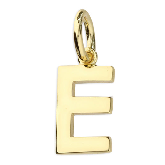Goldplated E Pendant