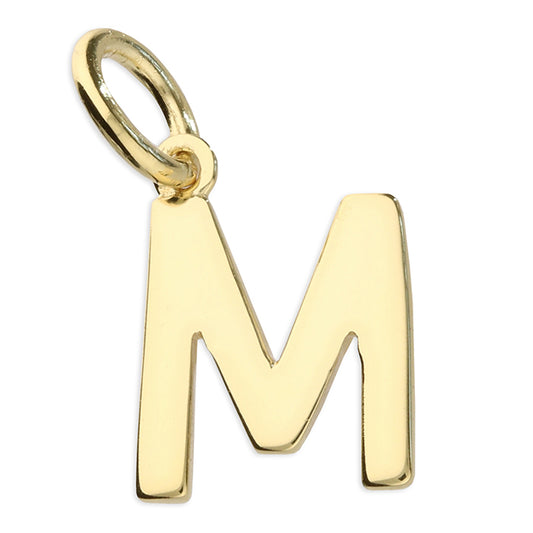 Goldplated M Pendant