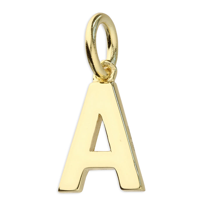 Goldplated A Pendant