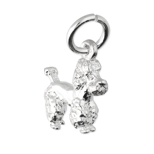Sterling silver poodle charm