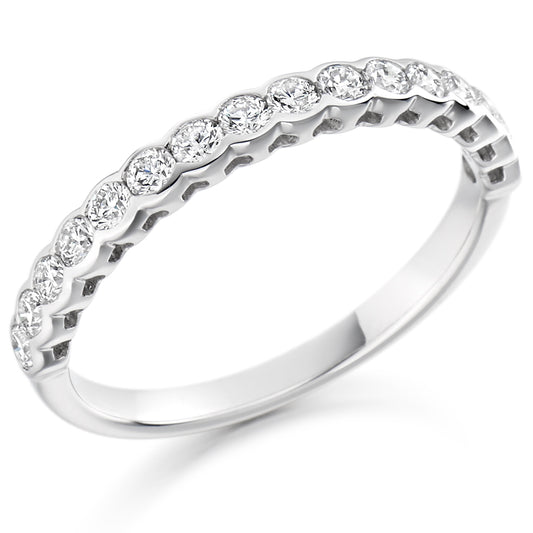 The 'Patsy' Half Eternity Ring