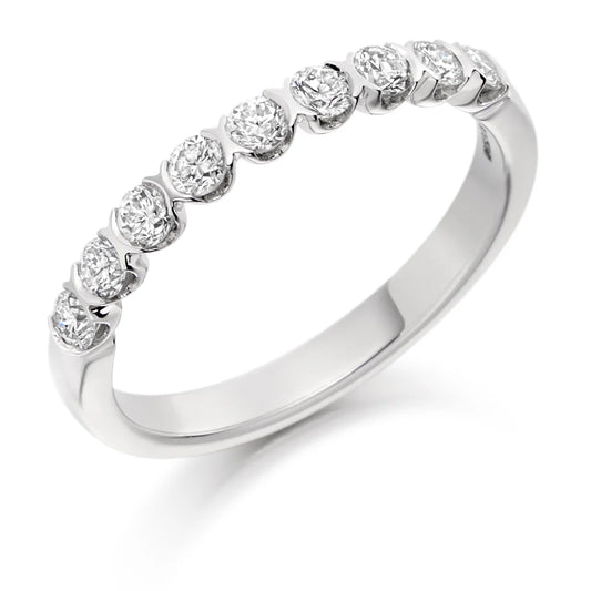 The 'June' Half Eternity Ring