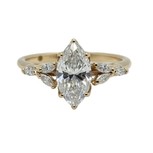 Monroes 'Fairytale' 1.40cts Lab Grown Marquise Engagement Ring