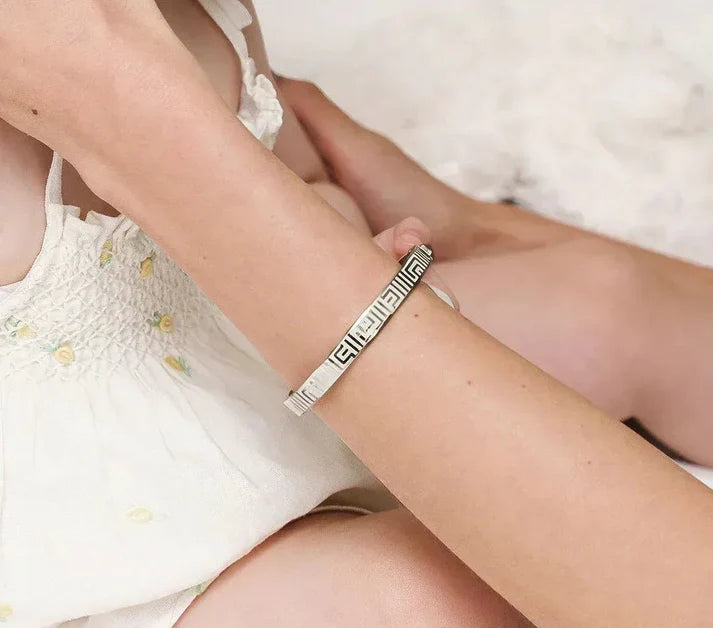 Sterling Silver Bangel from Vivi Coo The Tapuat Bracelet