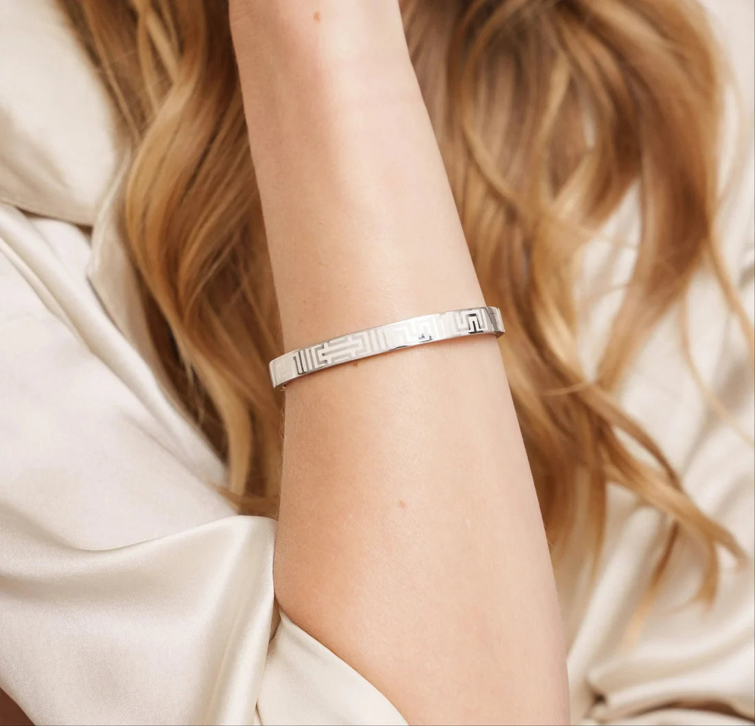 Sterling Silver Bangel from Vivi Coo The Tapuat Bracelet