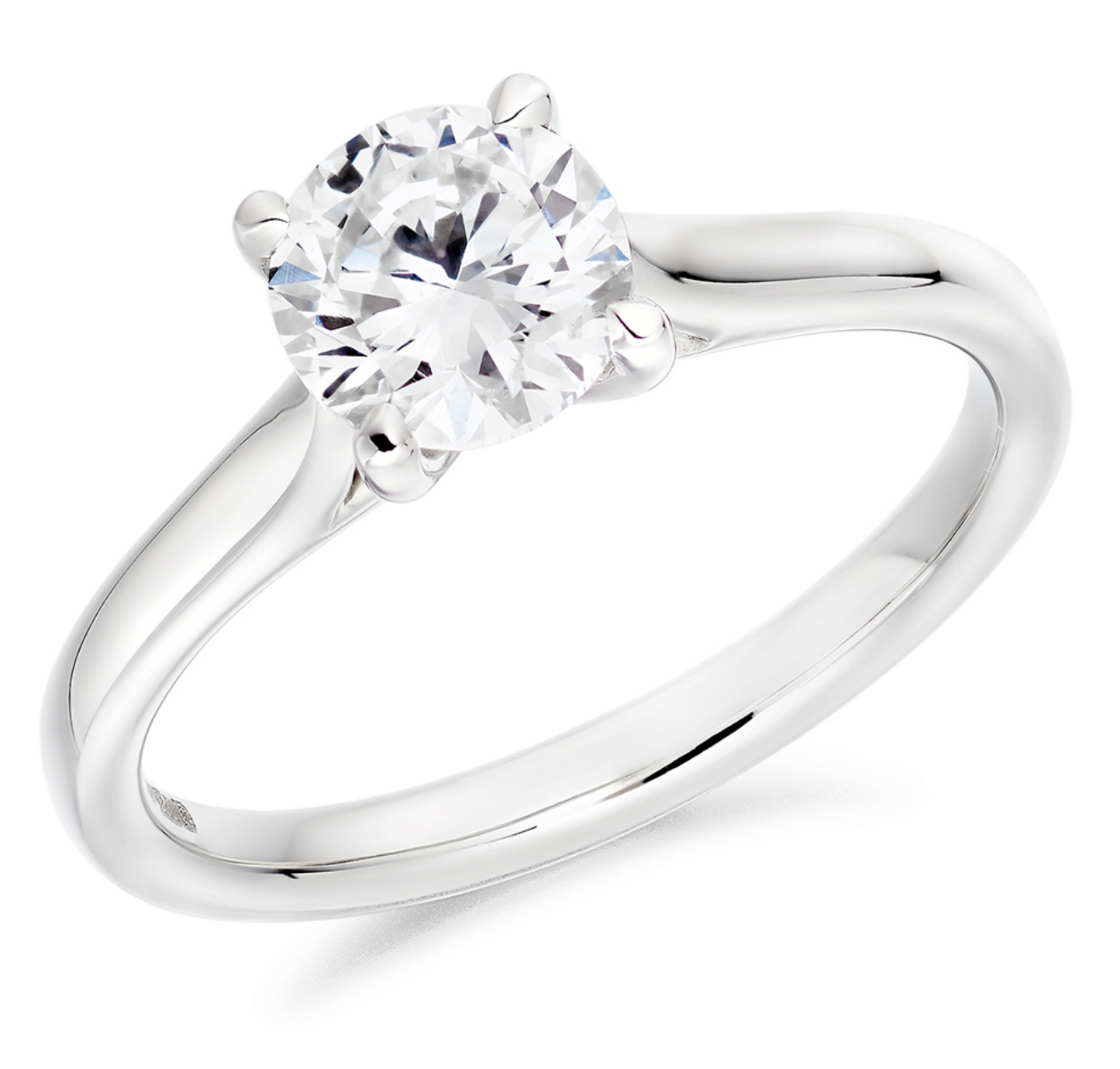 Round Brilliant Cut Diamond Solitaire Engagement Ring 1.00ct