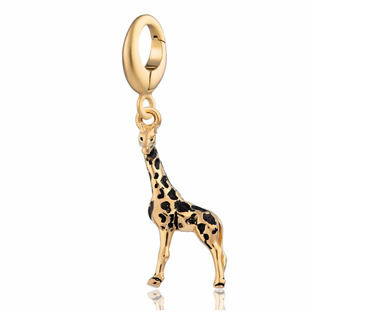 Gold Plated Giraffe Charm