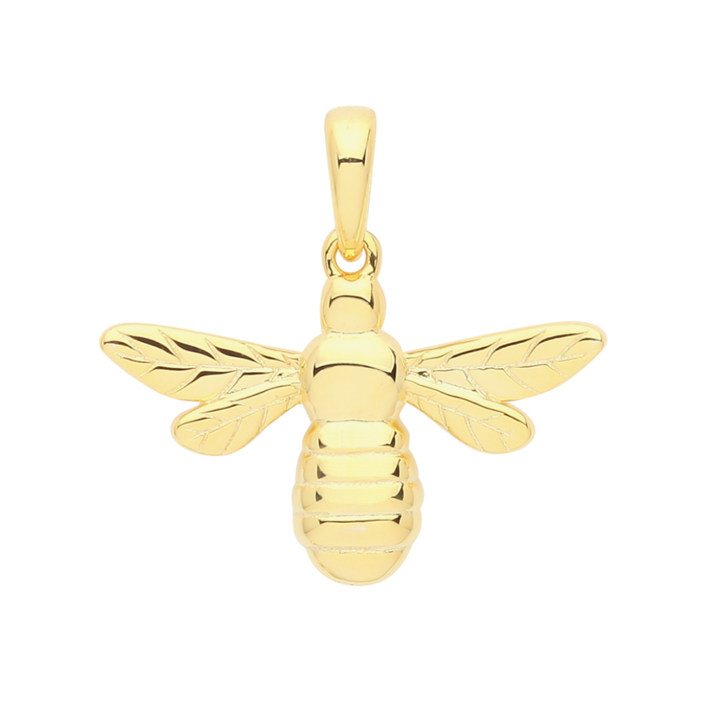 Sterling Silver Gold Plated Bee Charm