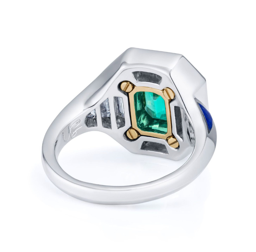 Emerald Star Nebula Ring