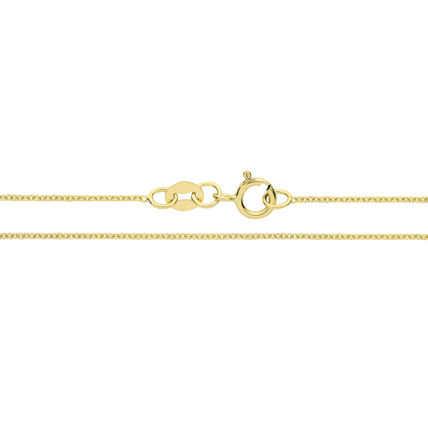 Cable chain in 9ct yellow gold (adjustable length)