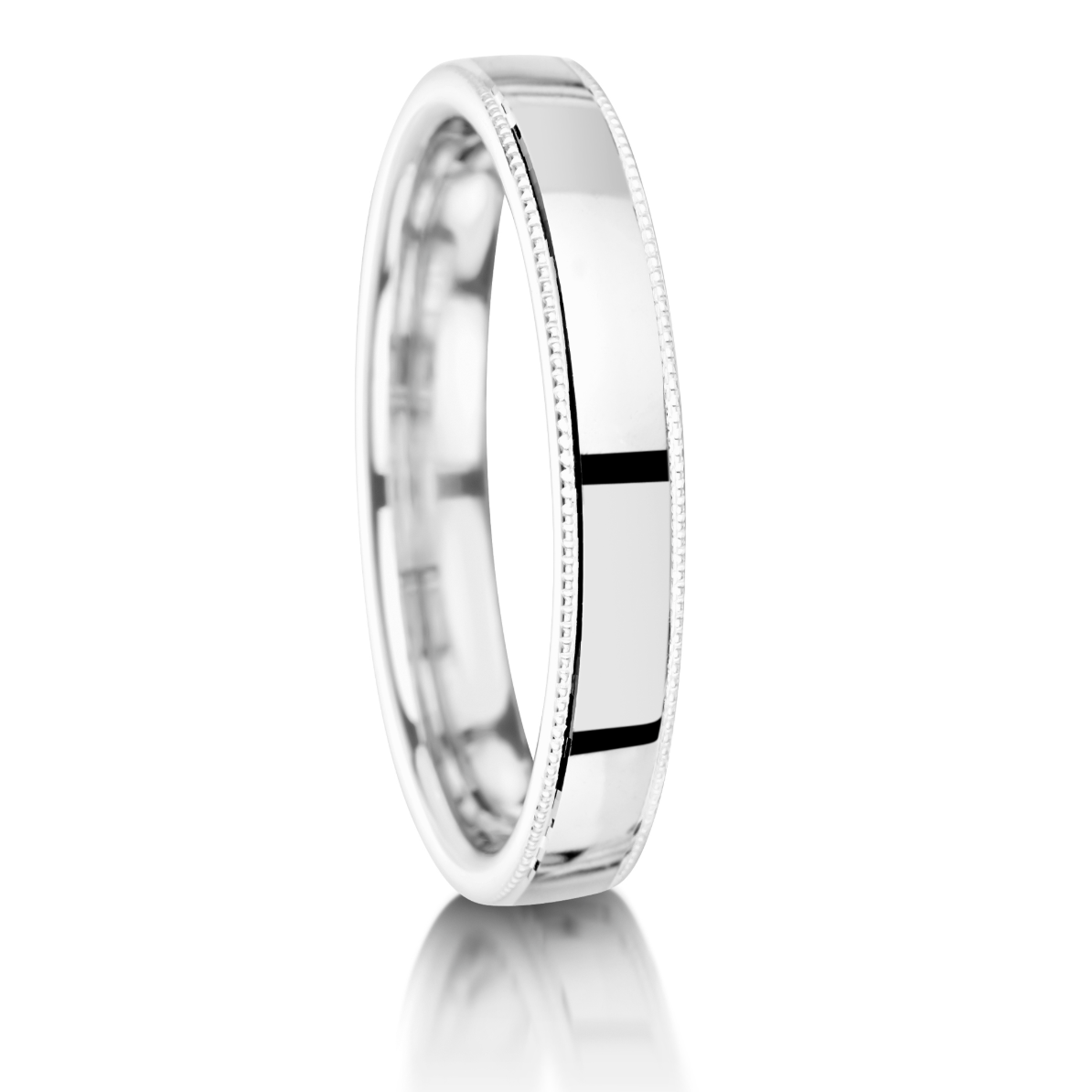 Millgrain Finish Wedding Band