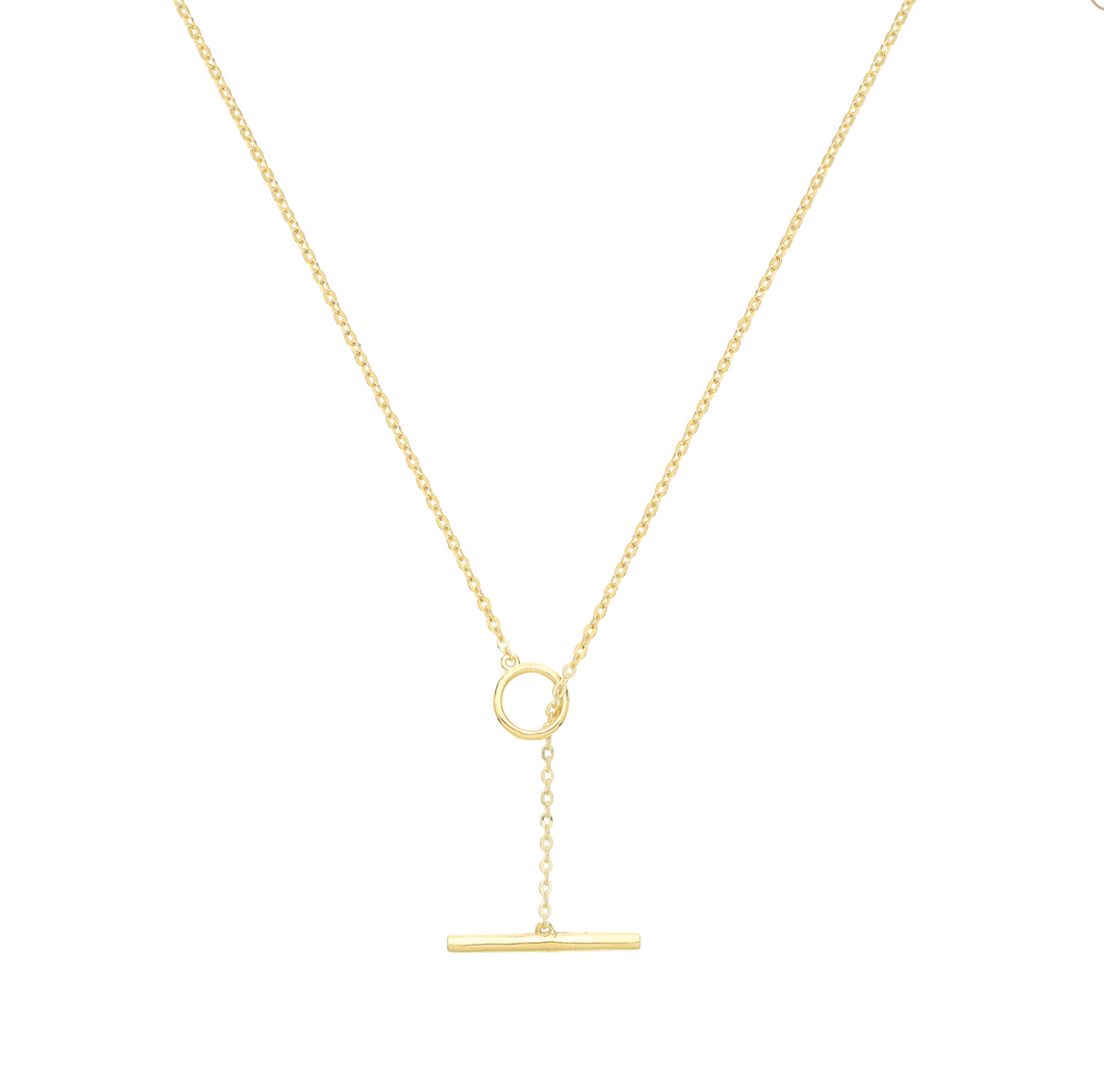 Toggle chain in 9ct yellow gold