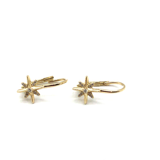 9ct Yellow Gold 18RD 0.06CT HVS STAR CLIP