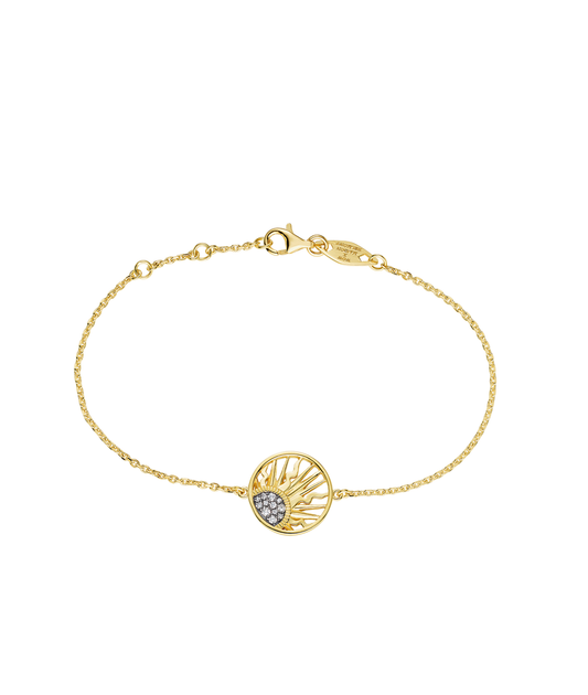 "Shine Bright" Brilliant Cut Diamond Bracelet in 18ct Gold