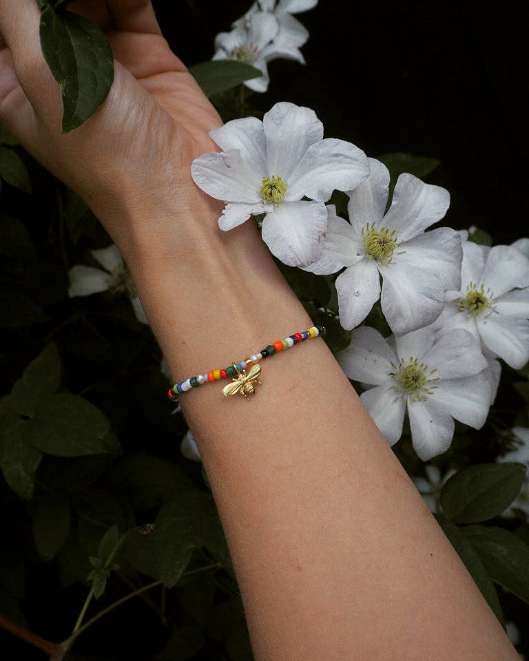 Sterling Silver Gold Plated Honey Candy Bracelet