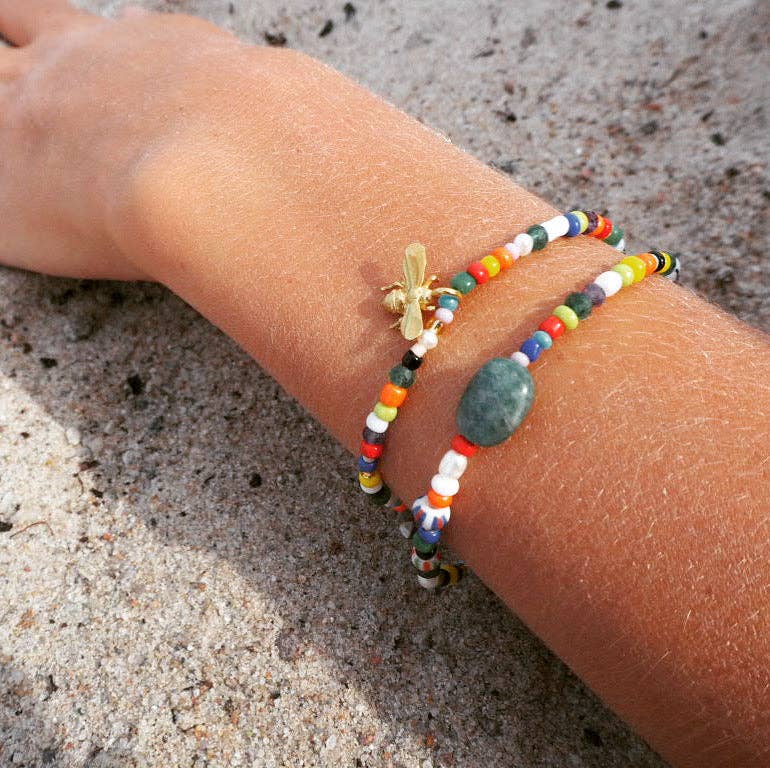 Sterling Silver Gold Plated Honey Candy Bracelet