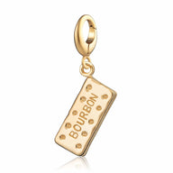 Gold Plated Bourbon Biscuit Charm