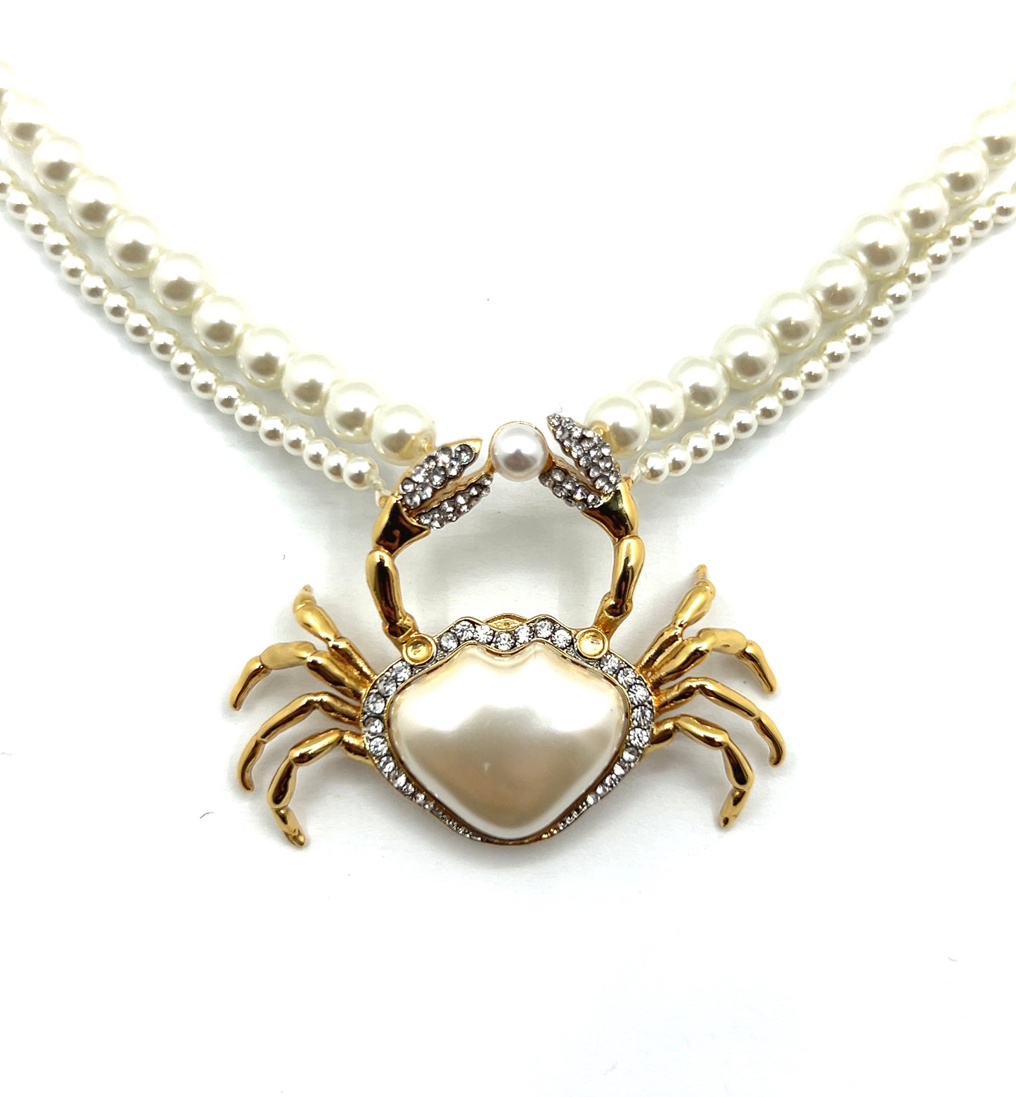 Pearly Crab Necklace