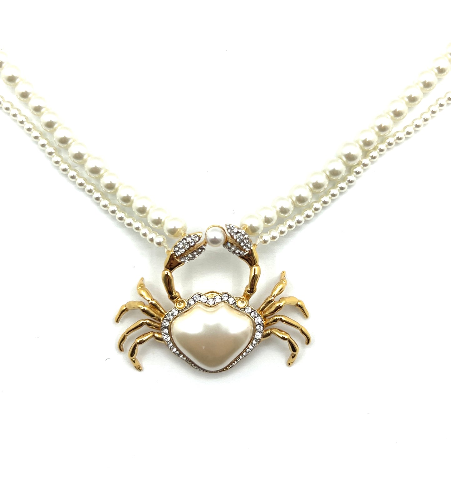 Pearly Crab Necklace