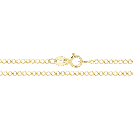 9ct Gold, Medium Weight Curb Chain