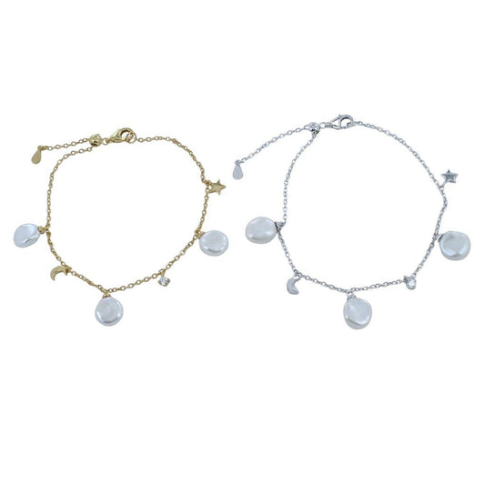 Pearl Celeste Bracelet Silver