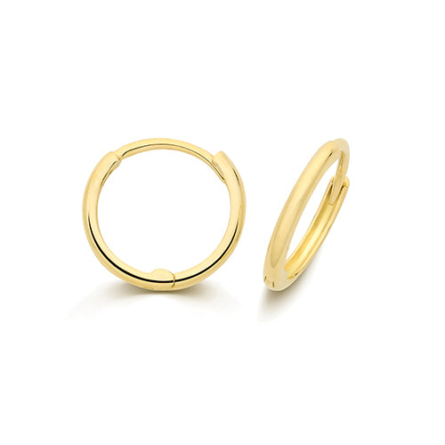 Hoop Earrings in 9ct Yellow Gold