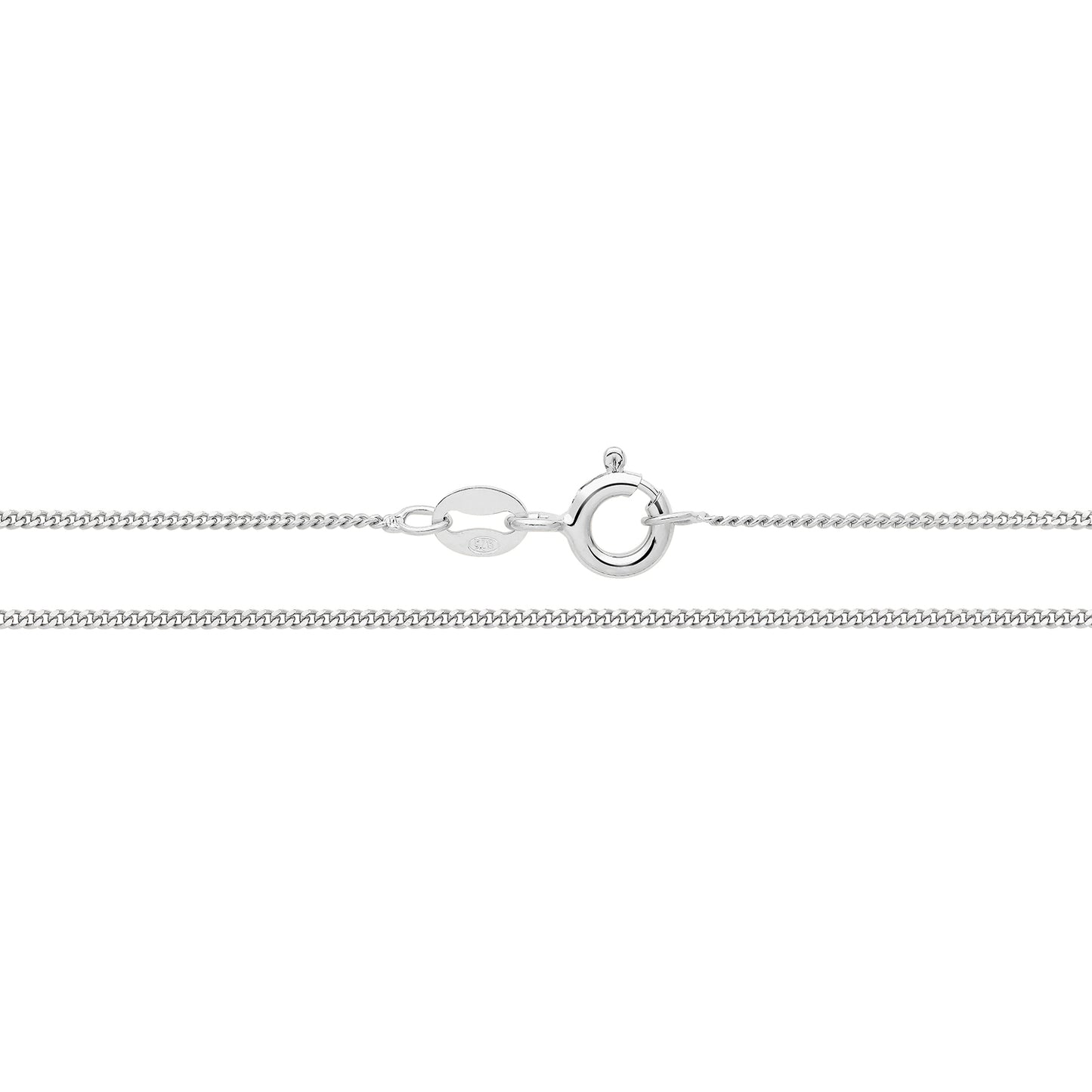 Sterling Silver, 20" Fine Curb Chain