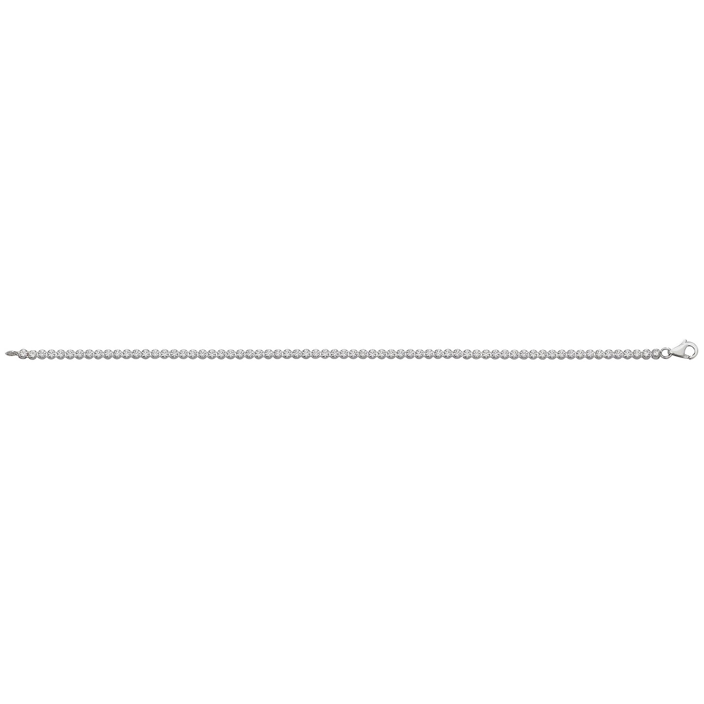 Silver CZ Tennis Bracelet