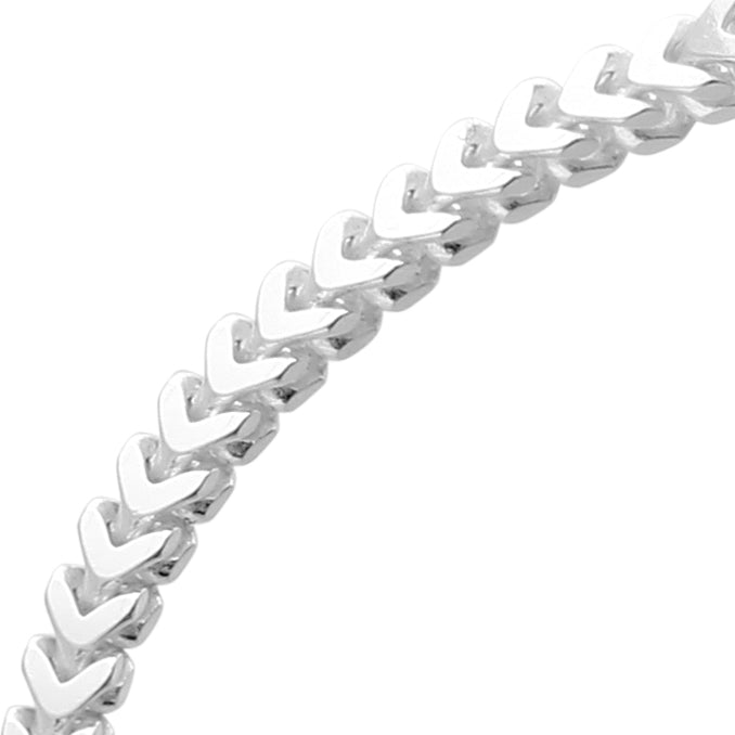 Sterling Silver Francco 4 Sided Chain