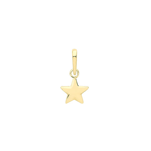 9ct Yellow Gold LADIES' star PENDANT