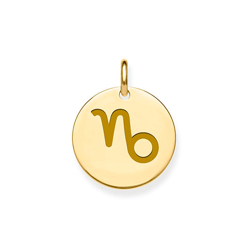 Order 9ct Yellow Gold Capricorn Zodiac Pendant
