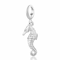 Silver Seahorse Charm