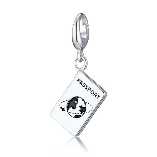Silver Passport Charm